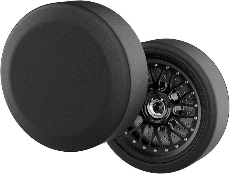 RVMATE RV Tire Cover Fits 28" Diameter Tire, Waterproof Anti-UV Black Spare Tire Cover for Truck/Trailer/SUV/Jeep, RMSTC28 - Image 1